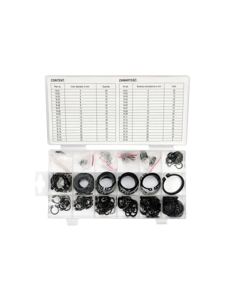 Стопорные кольца YATO внешние, 300 шт YT-06880