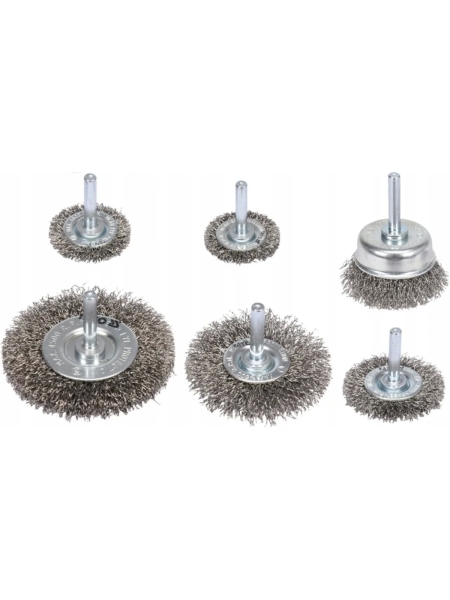 Набор щеток-крацовок 6 шт YATO YT-47593