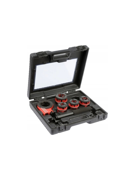 Набор трубных клуппов YATO 4 предмета, 3/8"; 1/2"; 3/4"; 1" YT-29001