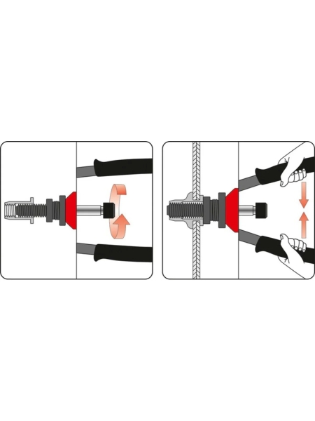 Заклепочник для резьбовых заклепок YATO М3-М12 YT-36127