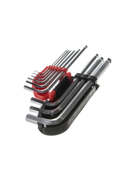 Набор шестигранных ключей YATO 9 шт. 2,0-10мм, с шаром CrV YT-0507