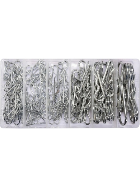 Набор шплинтов с фиксацией YATO 150 шт. (пластиковый кейс) YT-06883