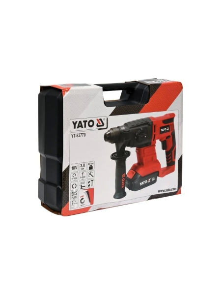 Аккумуляторный перфоратор YATO SDS-plus 18 В, 3,0Ач YT-82770