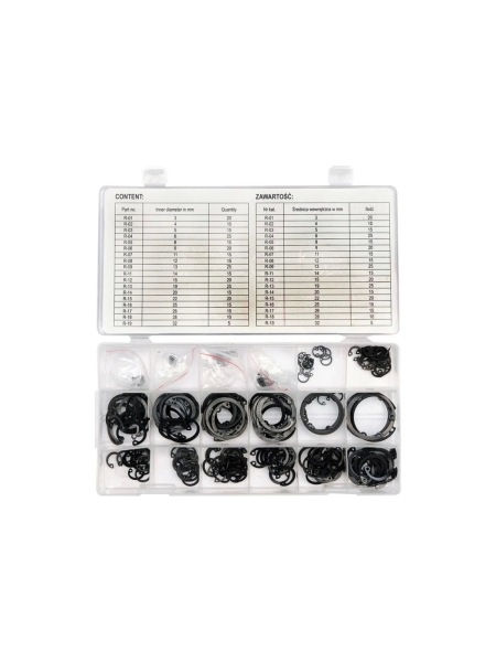 Стопорные кольца YATO внутренние, 300 шт YT-06881 371406881 092 1