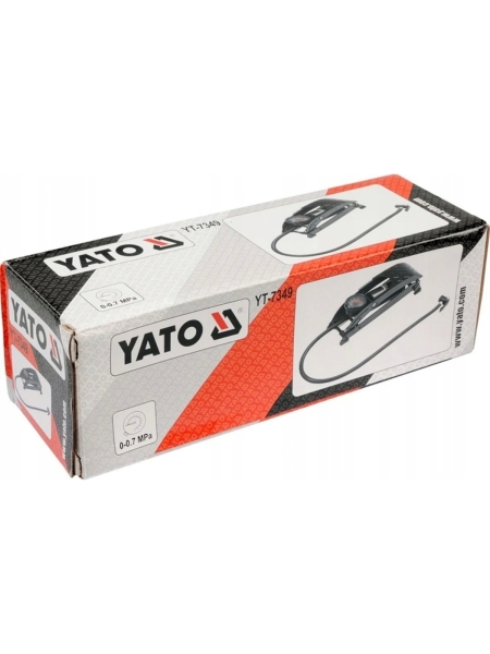 Насос ножной с манометром YATO YT-7349 37147349 092 1