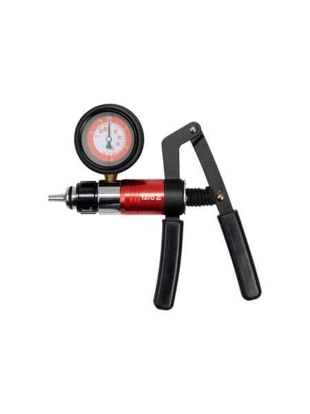 Вакуумный насос с принадлежностями YATO 22 предмета, пластиковый кейс YT-0674