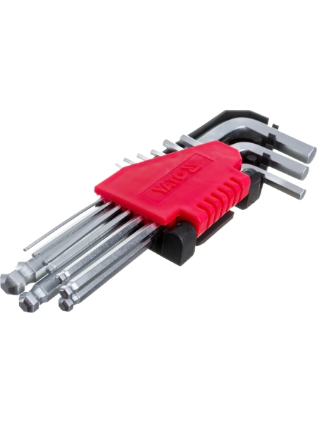 Набор шестигранников YATO 9шт. 1,5-10мм с шаром YT-0505