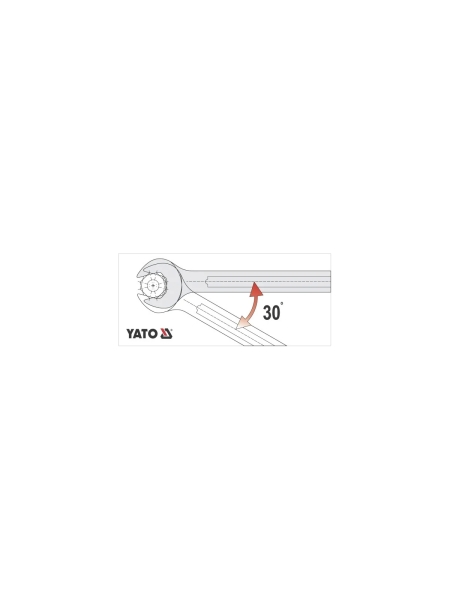 Рожковый ключ 12х13 мм YATO САТИН YT-0370