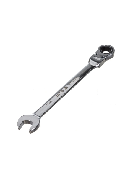 Комбинированный ключ с трещоткой и шарниром, 11 мм YATO YT-1677