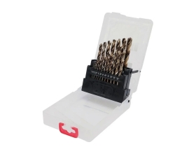 Набор сверл по металлу CO-HSS 19 предметов, 1-10 мм YATO YT-41604