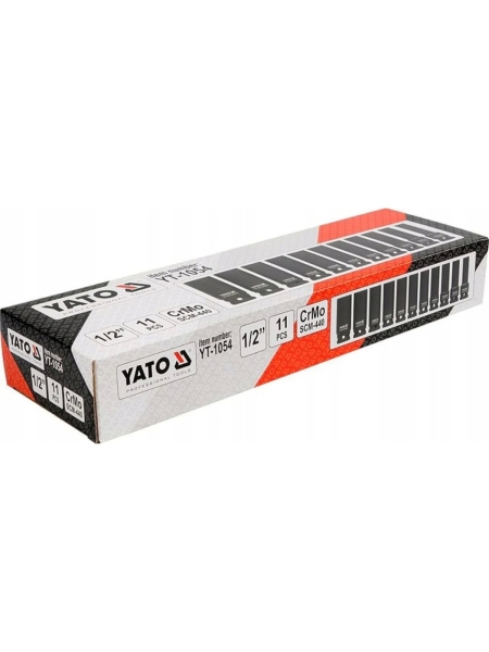 Набор торц. удар. гол. YATO 1/2" 10-24мм 11шт YT-1054 37141054 092 1