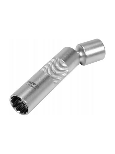 Головка с шарниром для свечей зажигания 14 мм, 3/8" YATO YT-38516