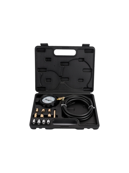 Тестер давления масла YATO 0-500 PSI/0-35 бар набор 12 предметов пластиковый кейс YT-73030