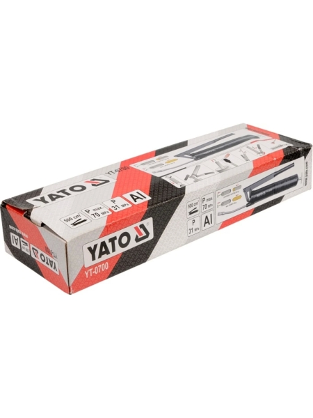 Шприц для консистентной смазки YATO 500мл под запасную тубу YT-0700