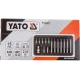 Набор бит YATO 1/2 15 предметов TORX YT-0411 36140411 092 1
