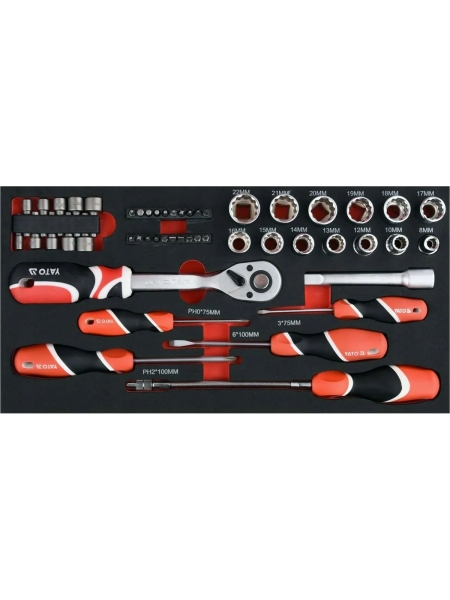 Инструментальная тележка с инструментами YATO YT-09104