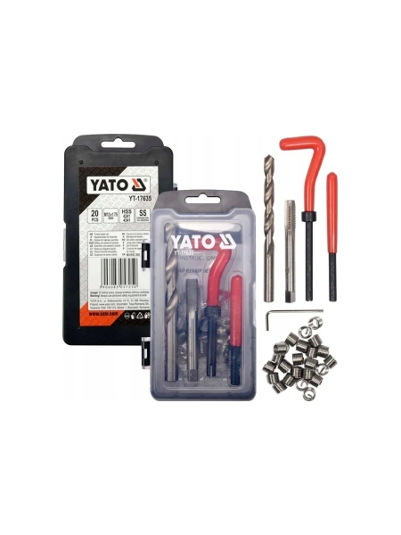 Набор для ремонта резьбы YATO М12x1,75мм YT-17635