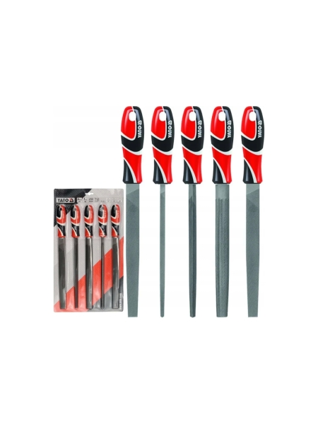 Набор напильников по металлу YATO 5шт YT-6238 37146238 092 1