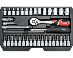 Наб. торцевых головок и бит YATO 1/4 38пр.XS YT-14471 371414471 092 1