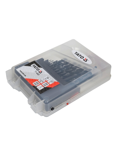 Набор сверл по металлу (19 шт; 1-10 мм; HSS) YATO YT-4462