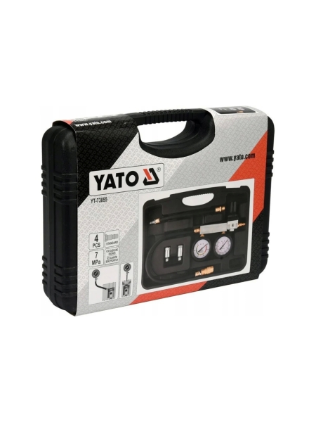 Тестер герметичности цилиндров бензиновых двигателей YATO набор YT-73055