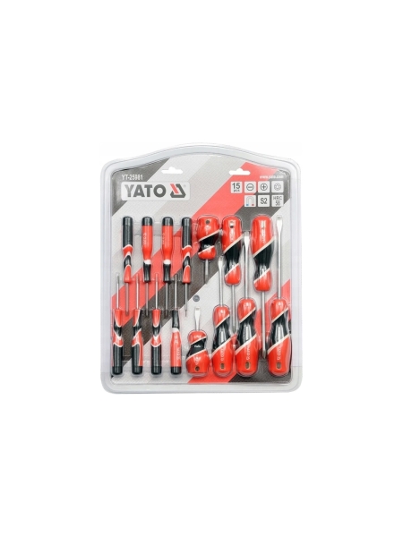 Набор отвёрток YATO 15 предметов YT-25981