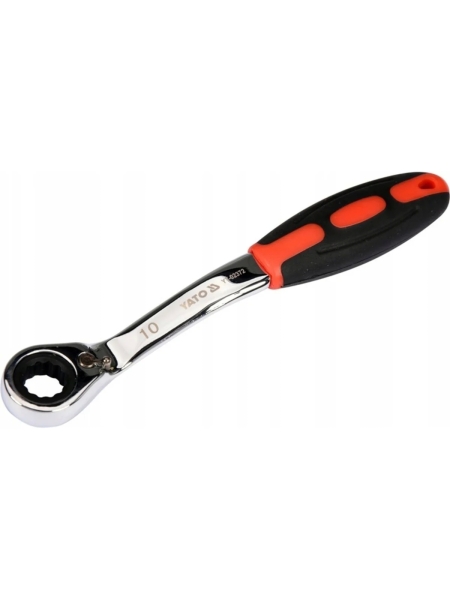 Накидной ключ YATO 10мм с трещоткой YT-02372