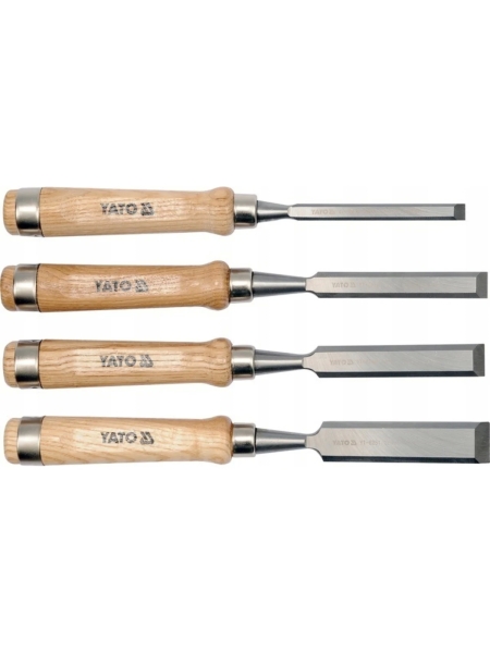 Набор стамесок YATO 10-16-20-25 мм, CrV YT-6260