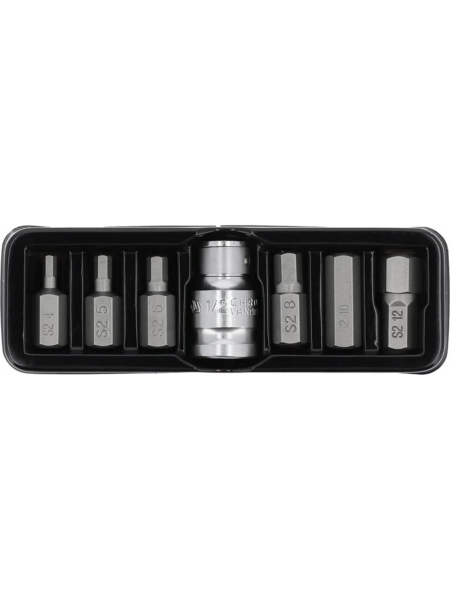 Набор бит HEX (7 шт; 1/2) YATO YT-0412