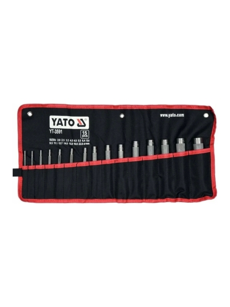 Набор пробойников YATO 15пр YT-3591