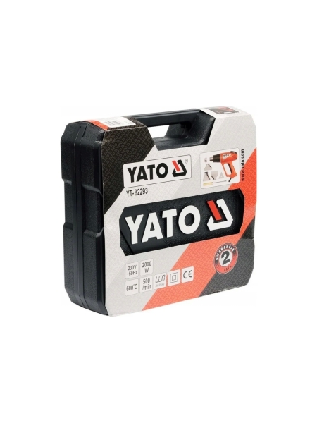 Фен технический YATO 2000Вт 600C YT-82293 370282293 092 1