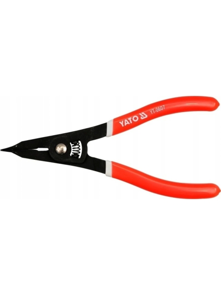 Щипцы для снятия и установки внешних стопорных колец YATO без ушек на валы коробки передач YT-0607