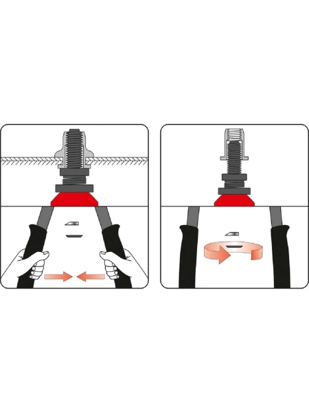 Заклепочник для резьбовых заклепок YATO М5-М12 YT-36119