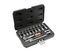 Набор торцевых головок YATO 1/4" 23 предмета YT-14451