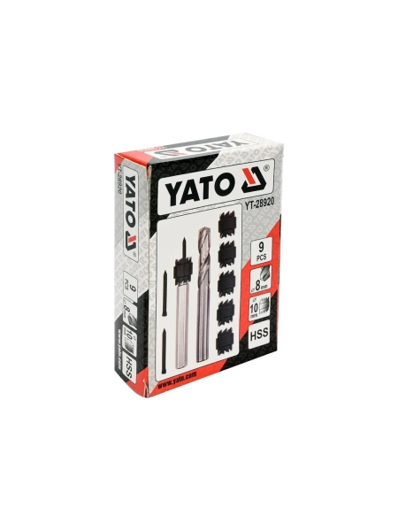 Набор для высверливания точечной сварки 9 предметов YATO YT-28920