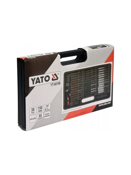 Ерши для чистки гнёзд свечей зажигания YATO 38 предметов YT-08196