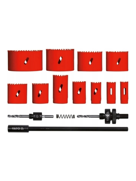 Набор универсальных кольцевых пил YATO 19-76мм 15 предметов YT-3381 36323381 092 1