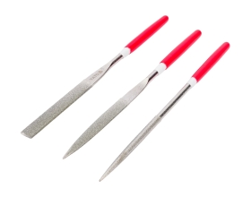 Алмазные надфили в наборе YATO 5x180x70мм, 3пр YT-6155