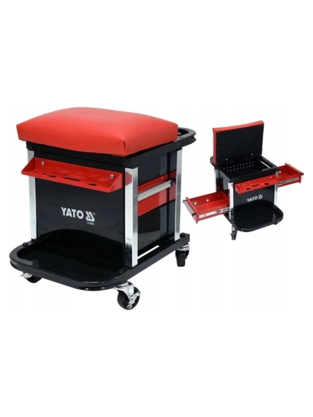 Рабочий табурет с ящиками YATO YT-08790