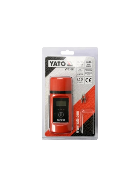 Измеритель влажности древесины и стройма YATO YT-73141