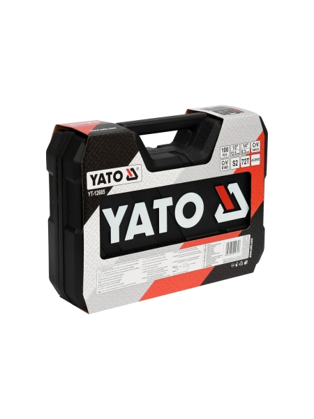 Набор инструментов YATO 100 предметов с шуруповертом AKU YT-12685