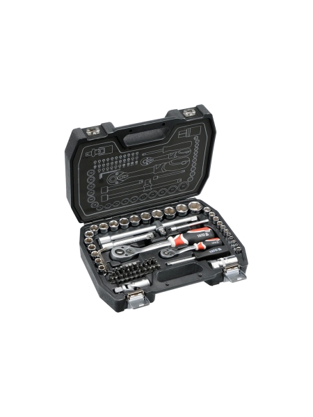 Набор инструментов YATO 1/4'' и 1/2'', 72пр YT-38782