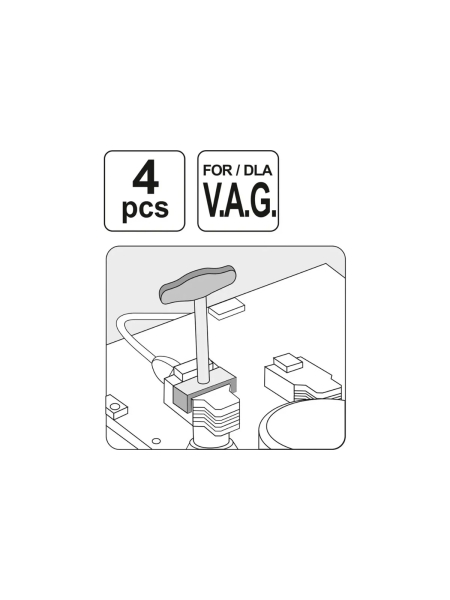 Набор съемников для катушек зажигания VAG YATO YT-06205