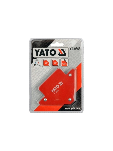 Магнитная струбцина сварочная 82x120x13 мм YATO YT-0863