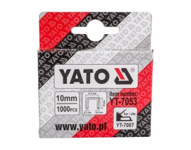 Скобы YATO 10 мм, 0.7х11.3 мм, 1000 шт. YT-7053