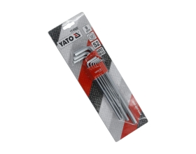 Набор Г-образных ключей YATO 9 ПР C/ШАР-УДЛ HEX1.5-10ММ YT-58823 371458823 092 1