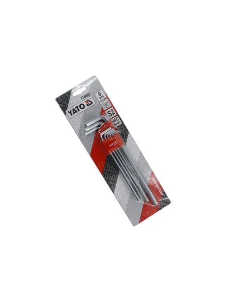 Набор Г-образных ключей YATO 9 ПР C/ШАР-УДЛ HEX1.5-10ММ YT-58823 371458823 092 1