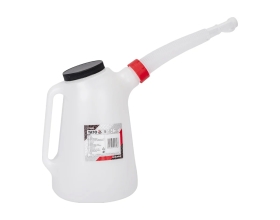 Лейка для СТО YATO 5л пластиковая с крышкой YT-06985, 371406985 092 1