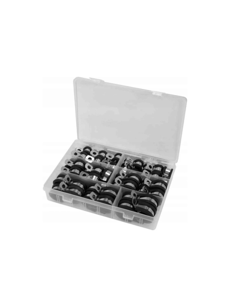 Набор хомутов сантехнических YATO 52 штуки (пластиковый бокс) YT-067834