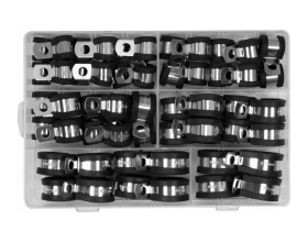 Набор хомутов сантехнических YATO 52 штуки (пластиковый бокс) YT-067834